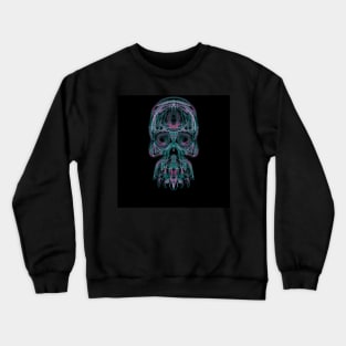 Electroluminated Skull - Short Circuit Crewneck Sweatshirt